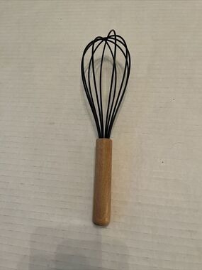 Silicone Kitchen Cooking Utensils Heat Resistant Wood Handle Kitchenware 10 in